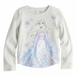 Disney/Jumping Beans Disney's Frozen Elsa Girls 4-12 Shirttail Tee By Jumping Beans®