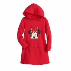 Disney/Jumping Beans Disney's Minnie Mouse Girls 4-12 Hooded Fleece Dress By Jumping Beans®