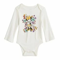 Disney/Jumping Beans Baby Girl Disney Minnie Mouse Floral Graphic Bodysuit By Jumping Beans®