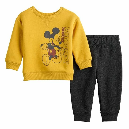 Disney/Jumping Beans Baby Disney Mickey Mouse Fleece Sweatshirt & Jogger Pants Set By Jumping Beans® 3 Disney/Jumping Beans Baby Disney Mickey Mouse Fleece Sweatshirt & Jogger Pants Set By Jumping Beans®