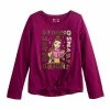 Disney/Jumping Beans Girls 4-12 Disney Beauty & The Beast Belle Embellished Long Sleeve Tie Front Tee By Jumping Beans®