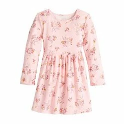 Disney/Jumping Beans Toddler Girl Disney Bambi Long Sleeve Knit Skater Dress By Jumping Beans®