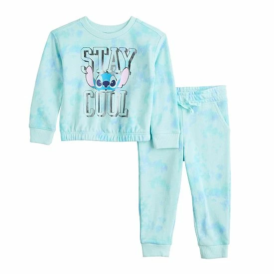 Disney/Jumping Beans Toddler Girl Disney Lilo & Stitch Tie Dye "Stay Cool" Graphic Sweatshirt & Jogger Pants Jumping Beans® 3 Disney/Jumping Beans Toddler Girl Disney Lilo & Stitch Tie Dye "Stay Cool" Graphic Sweatshirt & Jogger Pants Jumping Beans®