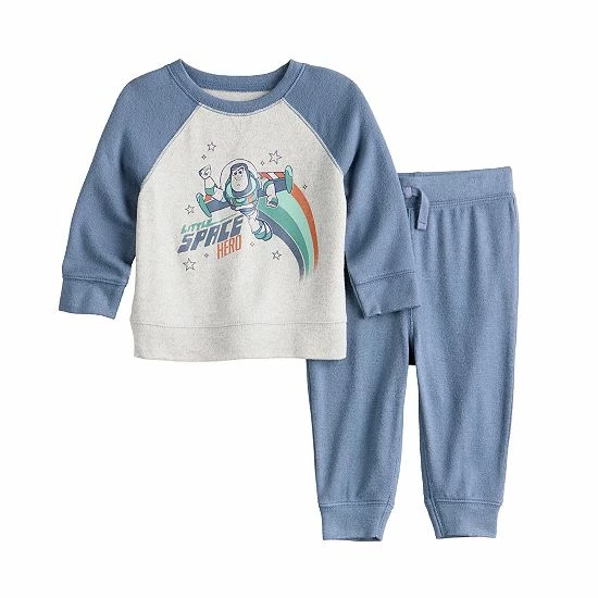 Disney/Jumping Beans Baby Boy Disney / Pixar Buzz Lightyear Cozy Sweatshirt & Jogger Pants Set By Jumping Beans® 3 Disney/Jumping Beans Baby Boy Disney / Pixar Buzz Lightyear Cozy Sweatshirt & Jogger Pants Set By Jumping Beans®