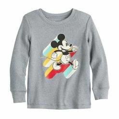 Disney/Jumping Beans Toddler Boy Disney Mickey Mouse Vintage Rainbow Thermal Graphic Tee By Jumping Beans®