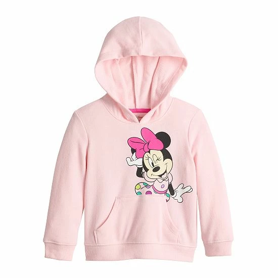 Disney/Jumping Beans Toddler Girl Disney Minnie Mouse Core Brushed French Terry Pullover Graphic Hoodie By Jumping Beans® 3 Disney/Jumping Beans Toddler Girl Disney Minnie Mouse Core Brushed French Terry Pullover Graphic Hoodie By Jumping Beans®