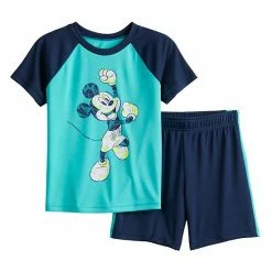 Disney/Jumping Beans Disney's Mickey Mouse Toddler Boy Active Raglan Tee & Shorts Set By Jumping Beans®