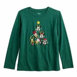 Disney/Jumping Beans Disney's Mickey Mouse Toddler Adaptive Double Layer Holiday Tee By Jumping Beans®