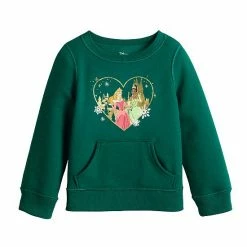 Disney/Jumping Beans Toddler Girl Disney Princesses Adaptive Sparkle Graphic Sweatshirt By Jumping Beans®
