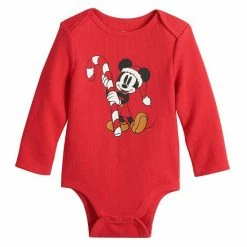 Disney/Jumping Beans Disney's Mickey Mouse Baby Thermal Bodysuit By Jumping Beans® Ski Mickey