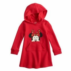 Disney/Jumping Beans Disney's Minnie Mouse Toddler Girl Hooded Fleece Dress By Jumping Beans®