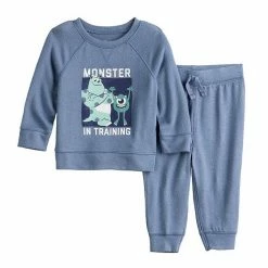 Disney/Jumping Beans Baby Boy Disney / Pixar Monsters, Inc. "Monster In Training" Cozy Set By Jumping Beans®