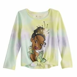 Disney/Jumping Beans Toddler Girl Disney The Princess And The Frog Embellished Tie Front Graphic Tee By Jumping Beans®
