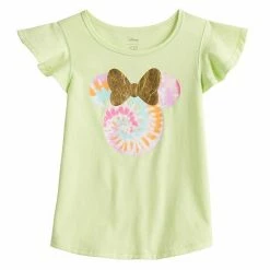 Disney/Jumping Beans Disney's Minnie Mouse Girls 4-12 Adaptive Sensory Friendly Flutter Sleeve Graphic Tee By Jumping Beans®