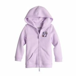 Disney/Jumping Beans Toddler Girl Multifunctional Adaptive 2-Way Zip Hoodie By Jumping Beans®