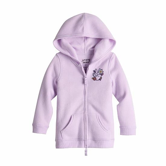 Disney/Jumping Beans Toddler Girl Multifunctional Adaptive 2-Way Zip Hoodie By Jumping Beans® 3 Disney/Jumping Beans Toddler Girl Multifunctional Adaptive 2-Way Zip Hoodie By Jumping Beans®