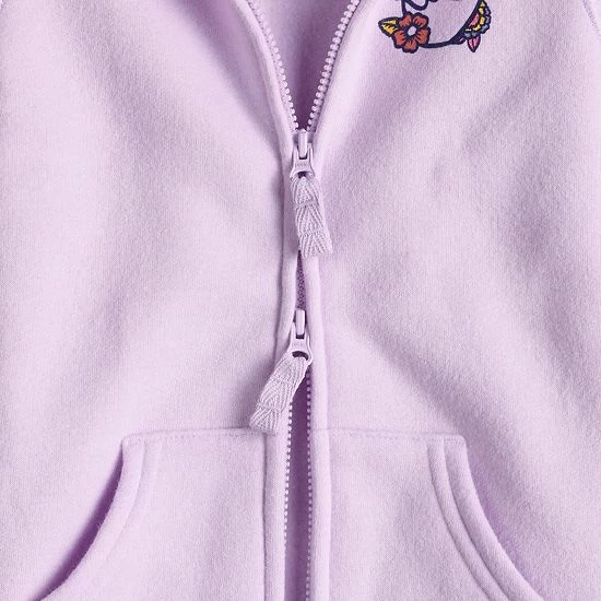 Disney/Jumping Beans Toddler Girl Multifunctional Adaptive 2-Way Zip Hoodie By Jumping Beans® 5 Disney/Jumping Beans Toddler Girl Multifunctional Adaptive 2-Way Zip Hoodie By Jumping Beans® - Image 3