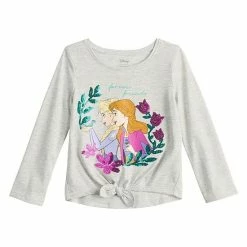 Disney/Jumping Beans Toddler Girl Disney Frozen "Forever Friends" Tie Front Embellished Graphic Tee By Jumping Beans®