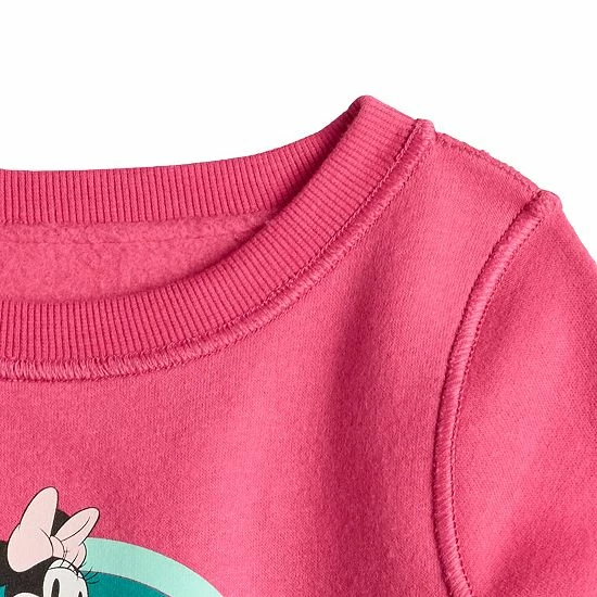 Disney/Jumping Beans Disney's Minnie Mouse Toddler Girl Physical Adaptive Kangaroo Pocket Fleece By Jumping Beans® 4 Disney/Jumping Beans Disney's Minnie Mouse Toddler Girl Physical Adaptive Kangaroo Pocket Fleece By Jumping Beans® - Image 2
