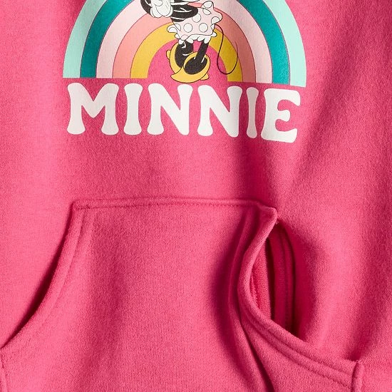 Disney/Jumping Beans Disney's Minnie Mouse Toddler Girl Physical Adaptive Kangaroo Pocket Fleece By Jumping Beans® 5 Disney/Jumping Beans Disney's Minnie Mouse Toddler Girl Physical Adaptive Kangaroo Pocket Fleece By Jumping Beans® - Image 3