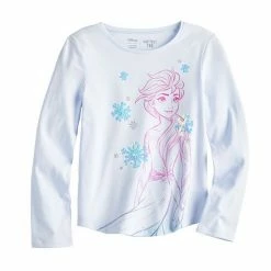 Disney/Jumping Beans Disney's Frozen Elsa Girls 4-12 Shirttail Tee By Jumping Beans®