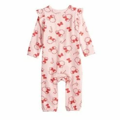 Disney/Jumping Beans Disney's Minnie Mouse Baby Girl Ruffle-Sleeve Jumpsuit By Jumping Beans® Candy Minnie -Disney/Jumping Beans shop unnamed file 34