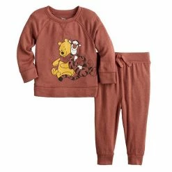 Disney/Jumping Beans Baby Boy Disney Winnie The Pooh Cozy Sweatshirt & Jogger Pants Set By Jumping Beans®