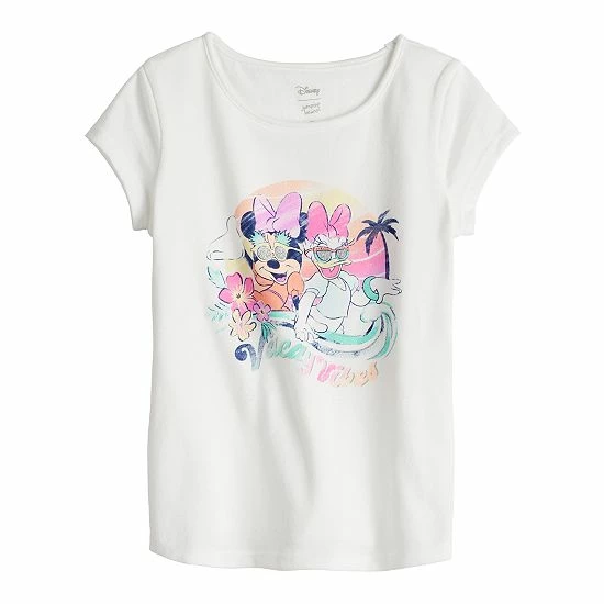Disney/Jumping Beans Girls 4-12 Disney Minnie Mouse & Daisy Duck Adaptive Sensory, Easy Dressing, & Abdominal Access Double Layer Graphic Tee By Jumping Beans® 3 Disney/Jumping Beans Girls 4-12 Disney Minnie Mouse & Daisy Duck Adaptive Sensory, Easy Dressing, & Abdominal Access Double Layer Graphic Tee By Jumping Beans®