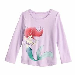Disney/Jumping Beans Disney's The Little Mermaid Toddler Girl Adaptive Long Sleeve Graphic Tee By Jumping Beans®
