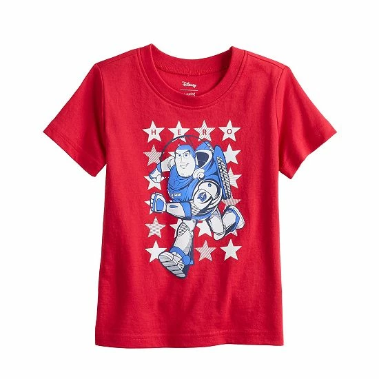 Disney/Jumping Beans Toddler Boy Disney / Pixar Toy Story Buzz Lightyear Americana Graphic Tee By Jumping Beans® 3 Disney/Jumping Beans Toddler Boy Disney / Pixar Toy Story Buzz Lightyear Americana Graphic Tee By Jumping Beans®