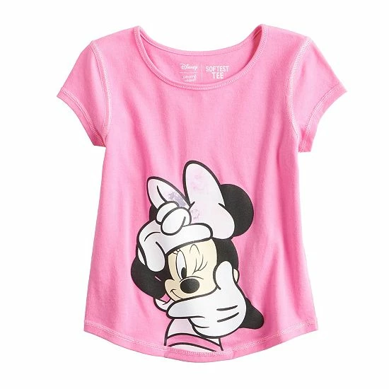 Disney/Jumping Beans Disney's Minnie Mouse Girls 4-12 Sensory Adaptive Tee By Jumping Beans® 3 Disney/Jumping Beans Disney's Minnie Mouse Girls 4-12 Sensory Adaptive Tee By Jumping Beans®