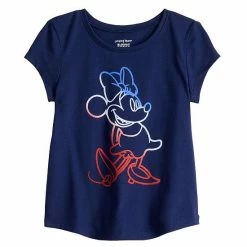 Disney/Jumping Beans Disney's Minnie Mouse Girls Toddler Americana Tee By Jumping Beans® Red White Blue Minnie -Disney/Jumping Beans shop unnamed file 431