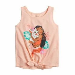 Disney/Jumping Beans Toddler Girl Disney Moana Tie Front Graphic Tank Top By Jumping Beans®