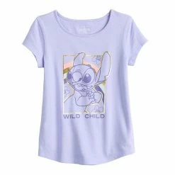 Disney/Jumping Beans Toddler Girl Disney Lilo & Stitch Adaptive Easy Dressing & Abdominal Access Graphic Tee By Jumping Beans®