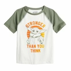 Disney/Jumping Beans Toddler Boy Jumping Beans® Star Wars Grogu Aka Baby Yoda Adaptive Sensory Raglan Graphic Tee