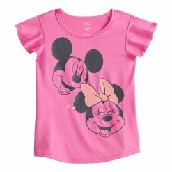 Disney/Jumping Beans Disney's Minnie Mouse Girls 4-12 Sensory Adaptive Tie-Front Tee By Jumping Beans®
