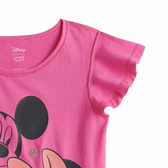 Disney/Jumping Beans Disney's Minnie Mouse Girls 4-12 Sensory Adaptive Tie-Front Tee By Jumping Beans® 4 Disney/Jumping Beans Disney's Minnie Mouse Girls 4-12 Sensory Adaptive Tie-Front Tee By Jumping Beans® - Image 2
