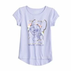 Disney/Jumping Beans Disney's Lilo & Stitch Toddler Girl Adaptive Sensory Friendly High-Low Graphic Tee By Jumping Beans®