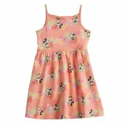 Disney/Jumping Beans Toddler Girl Disney Mickey Mouse & Minnie Mouse Adaptive Sensory Tank Top Skater Dress By Jumping Beans®