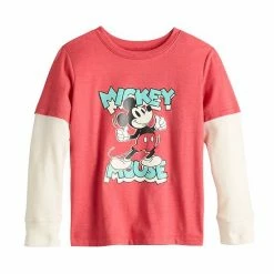 Disney/Jumping Beans Boys 4-12 Disney Mickey Mouse Adaptive Graphic Skater Tee By Jumping Beans®