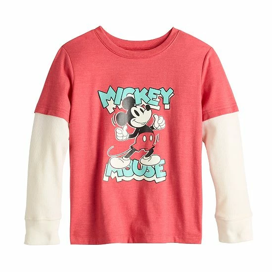 Disney/Jumping Beans Boys 4-12 Disney Mickey Mouse Adaptive Graphic Skater Tee By Jumping Beans® 3 Disney/Jumping Beans Boys 4-12 Disney Mickey Mouse Adaptive Graphic Skater Tee By Jumping Beans®