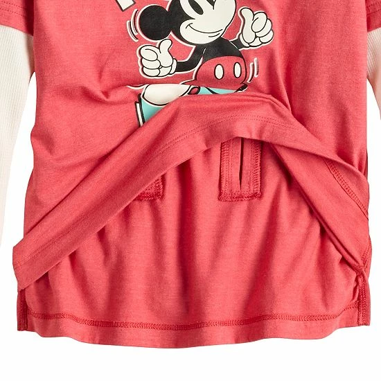 Disney/Jumping Beans Boys 4-12 Disney Mickey Mouse Adaptive Graphic Skater Tee By Jumping Beans® 4 Disney/Jumping Beans Boys 4-12 Disney Mickey Mouse Adaptive Graphic Skater Tee By Jumping Beans® - Image 2