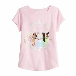 Disney/Jumping Beans Disney Princesses Girls 4-12 Sensory Adaptive Tee By Jumping Beans®