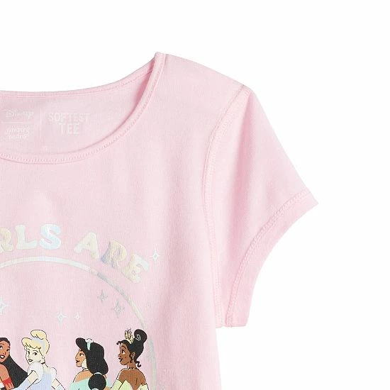 Disney/Jumping Beans Disney Princesses Girls 4-12 Sensory Adaptive Tee by Jumping Beans® Disney/Jumping Beans Disney Princesses Girls 4-12 Sensory Adaptive Tee By Jumping Beans® -Disney/Jumping Beans shop unnamed file 549
