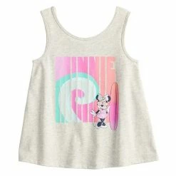 Disney/Jumping Beans Toddler Girl Disney Minnie Mouse Surfboard Adaptive Sensory Graphic Tank Top By Jumping Beans®