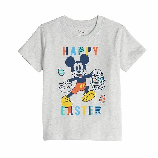 Disney/Jumping Beans Toddler Boys Disney Mickey Mouse "Happy Easter" Graphic Tee By Jumping Beans® 3 Disney/Jumping Beans Toddler Boys Disney Mickey Mouse "Happy Easter" Graphic Tee By Jumping Beans®