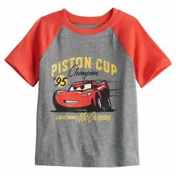 Disney/Jumping Beans Disney / Pixar Cars Toddler Boy "Piston Cup" Lightning McQueen Graphic Tee By Jumping Beans®