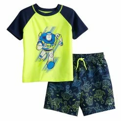 Disney/Jumping Beans Toddler Boy Disney/Pixar Buzz Lightyear Rash Guard Swimsuit Set By Jumping Beans®