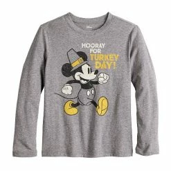 Disney/Jumping Beans Kids 4-12 Disney Mickey Mouse "Hooray For Turkey Day" Thanksgiving Graphic Tee By Jumping Beans®