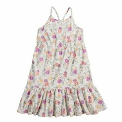Disney/Jumping Beans Disney Princess Cinderella, Jasmine & Belle Girls 4-12 Tiered Printed Floral Dress By Jumping Beans®